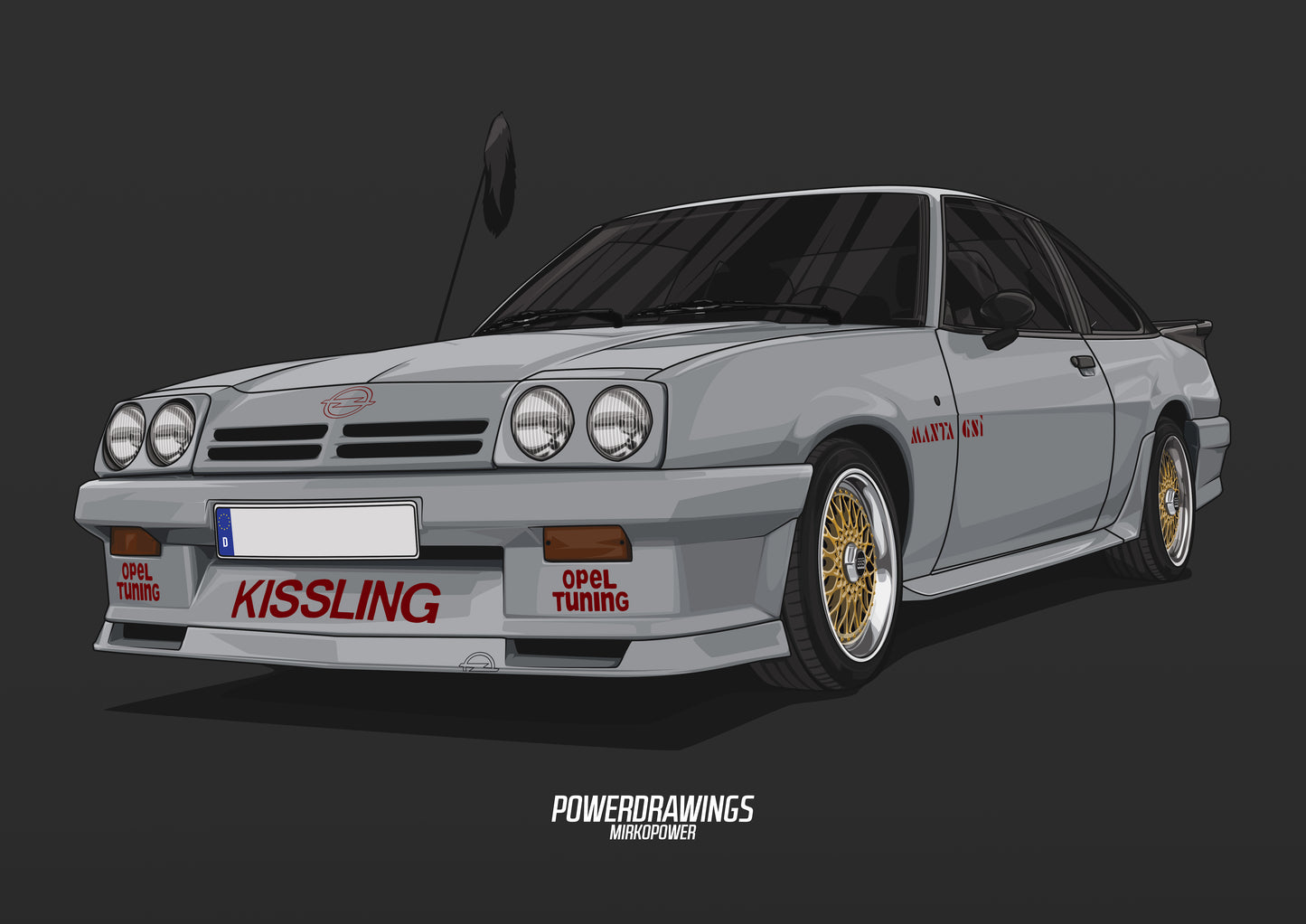 Opel Manta GSi Grey