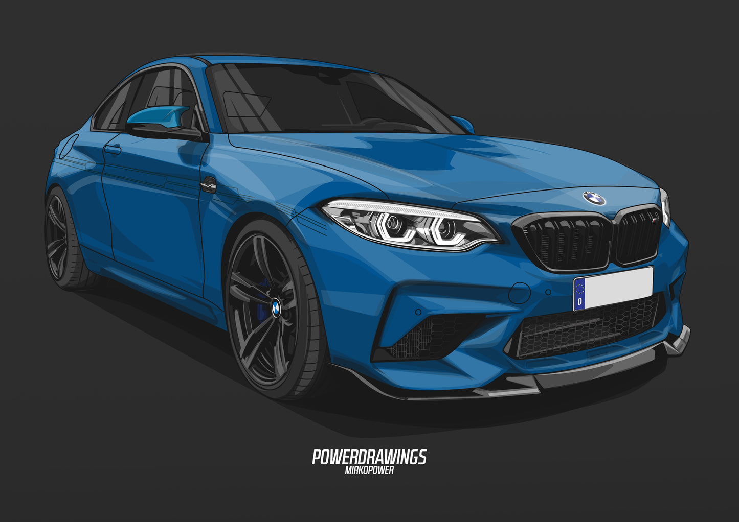 M2 F87 Blue