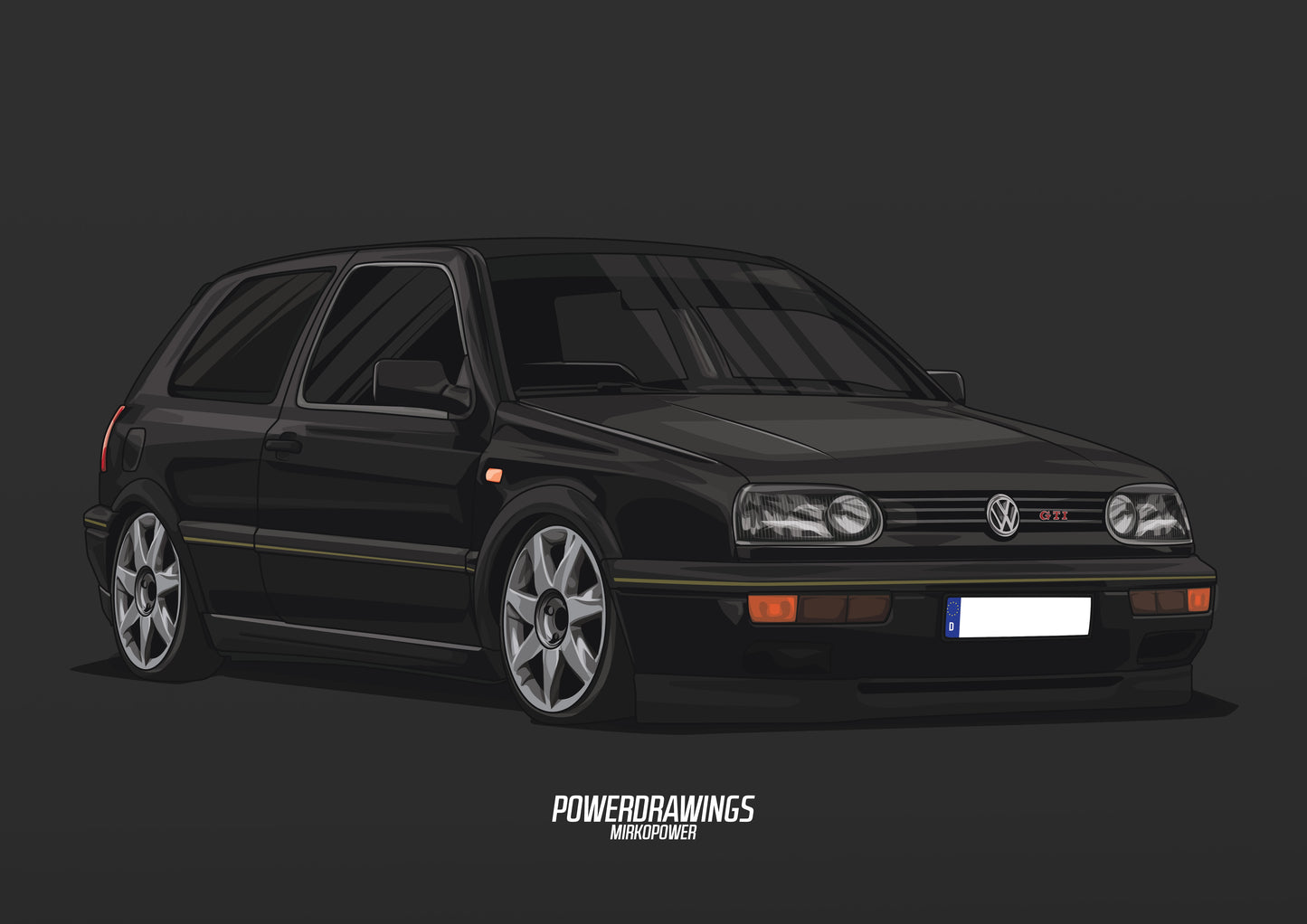 Golf MK3 GTI Black