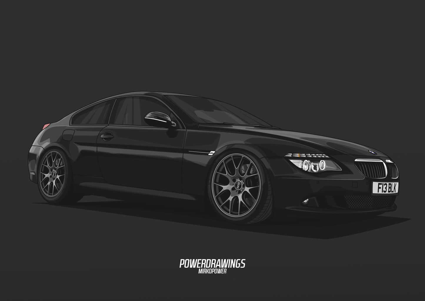 E63 650i BBS Black