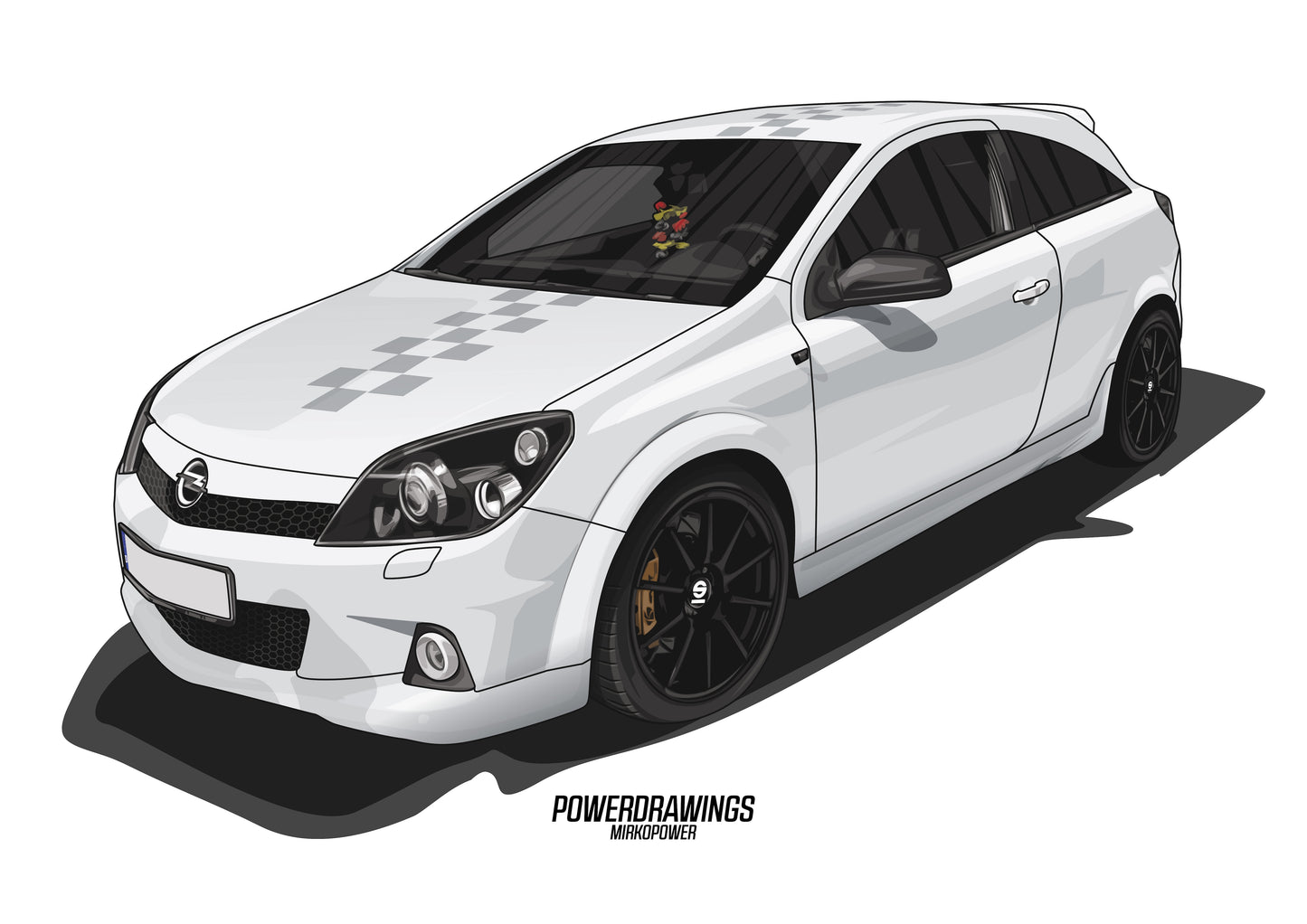 Astra H GTC White