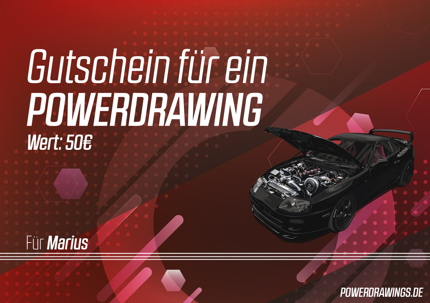 POWERDRAWINGS - Gutschein