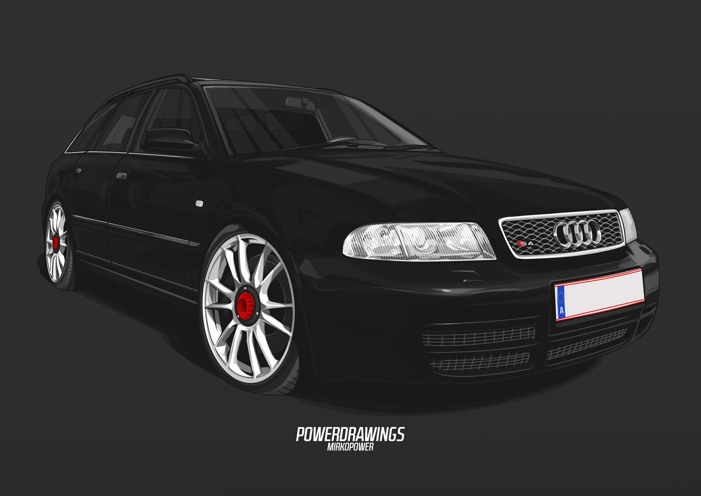 S4 B5 Avant Black