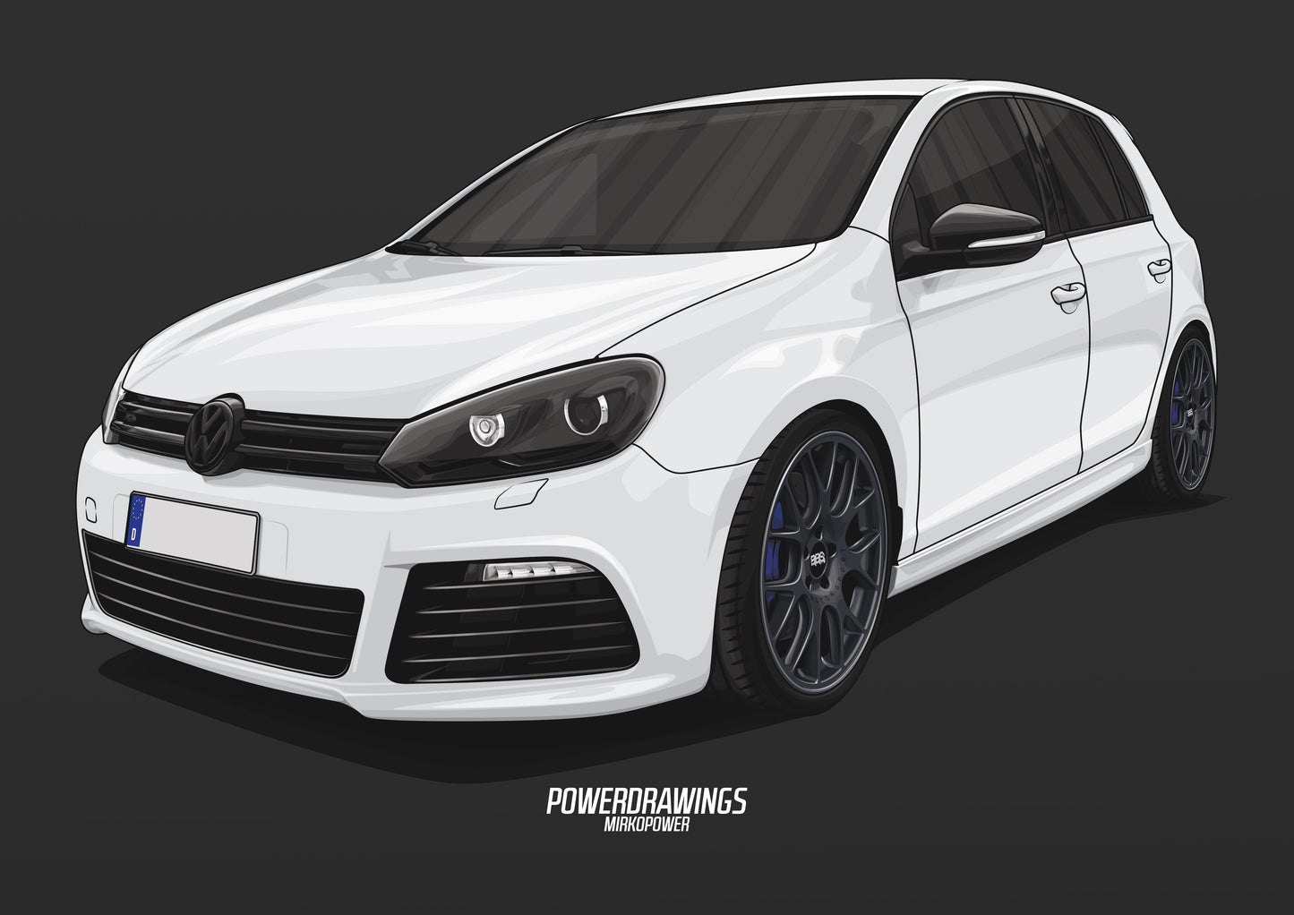 Golf 6 R Static BBS