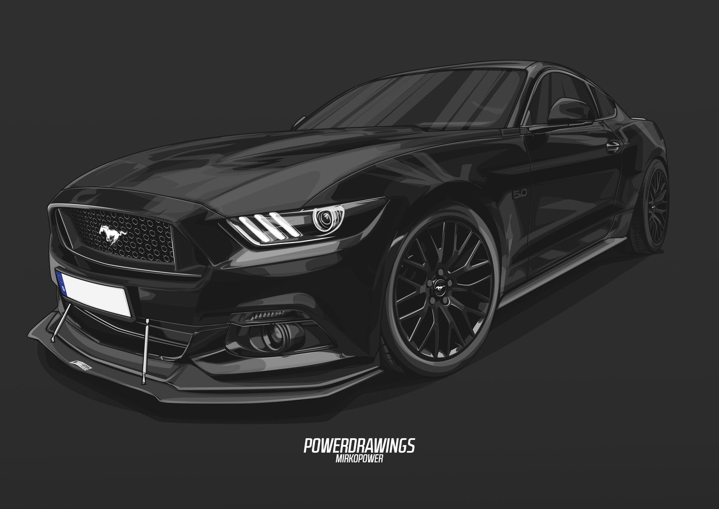 Ford Mustang GT VI Black