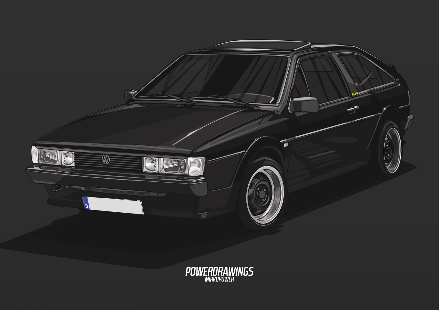 VW Scirocco 53b GT2 Black