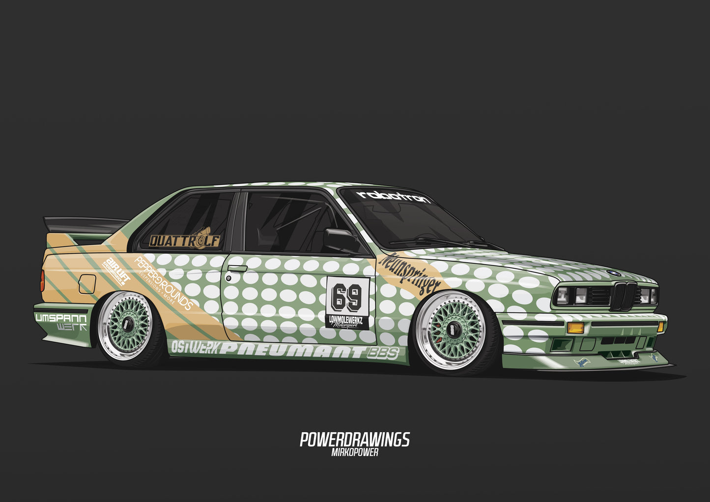 E30 M3 Bagged Taifun