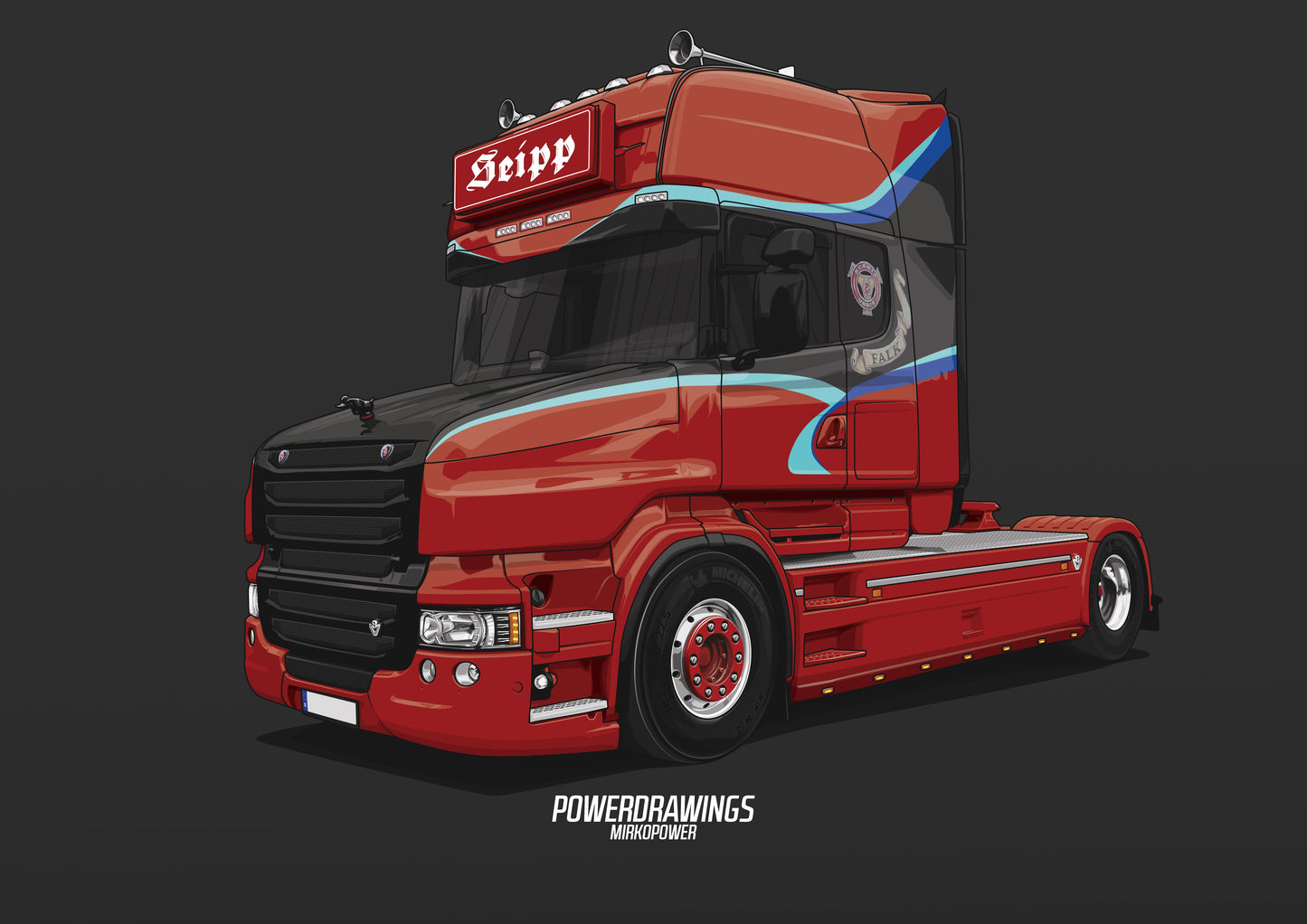 Scania T580 V8 Torpedo