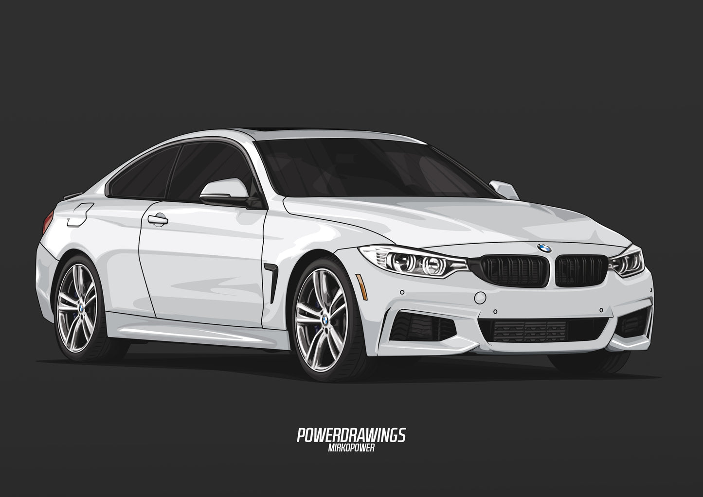 F32 Coupe White