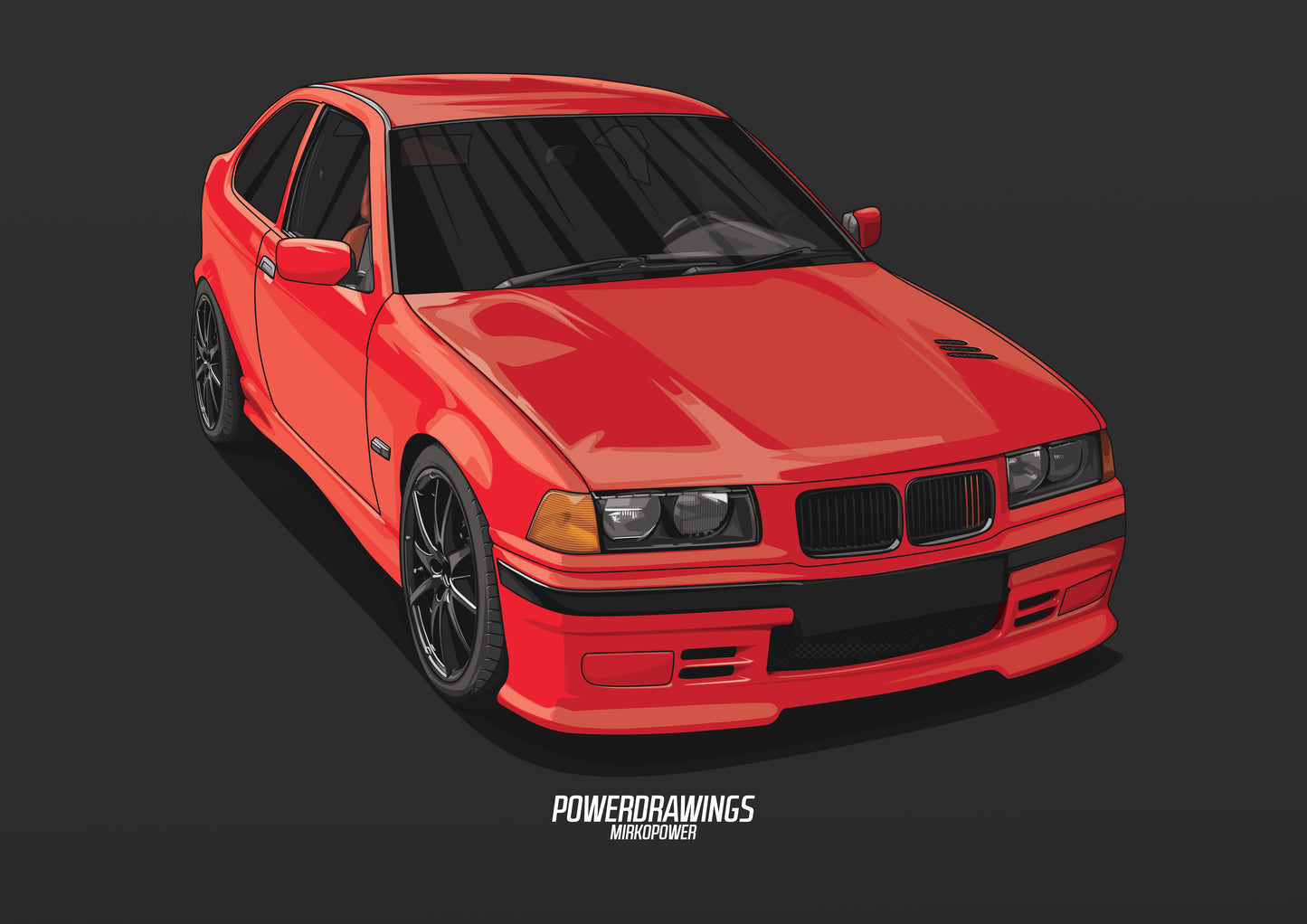 E36 Compact 328i Red