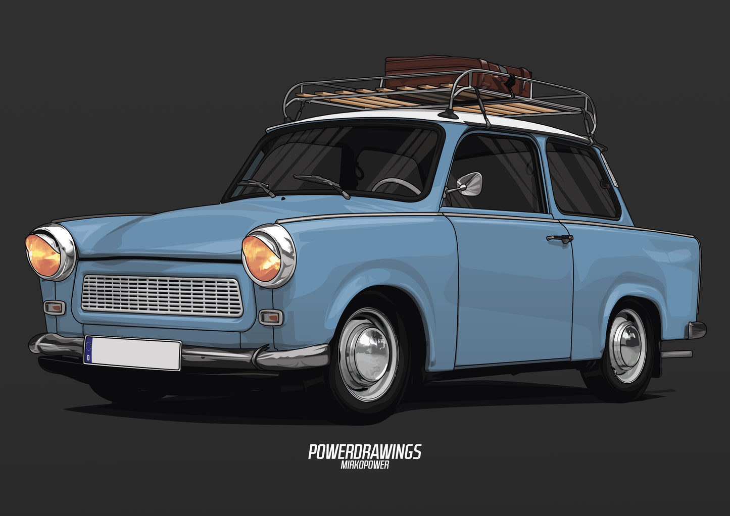 Trabant 601 Blue