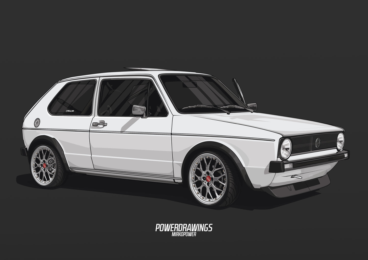 VW Golf MK1 BBS