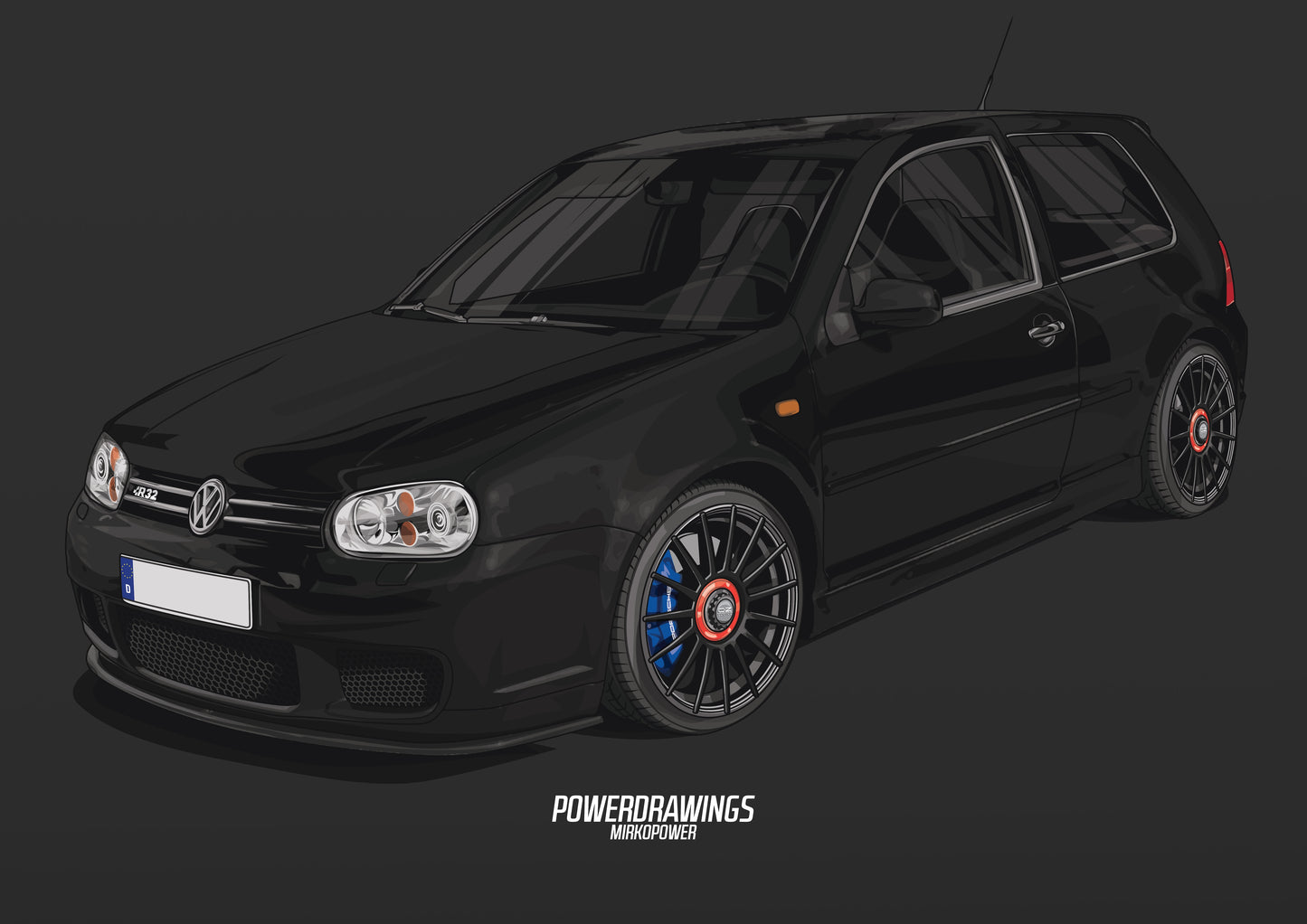 Golf MK4 R32 Black