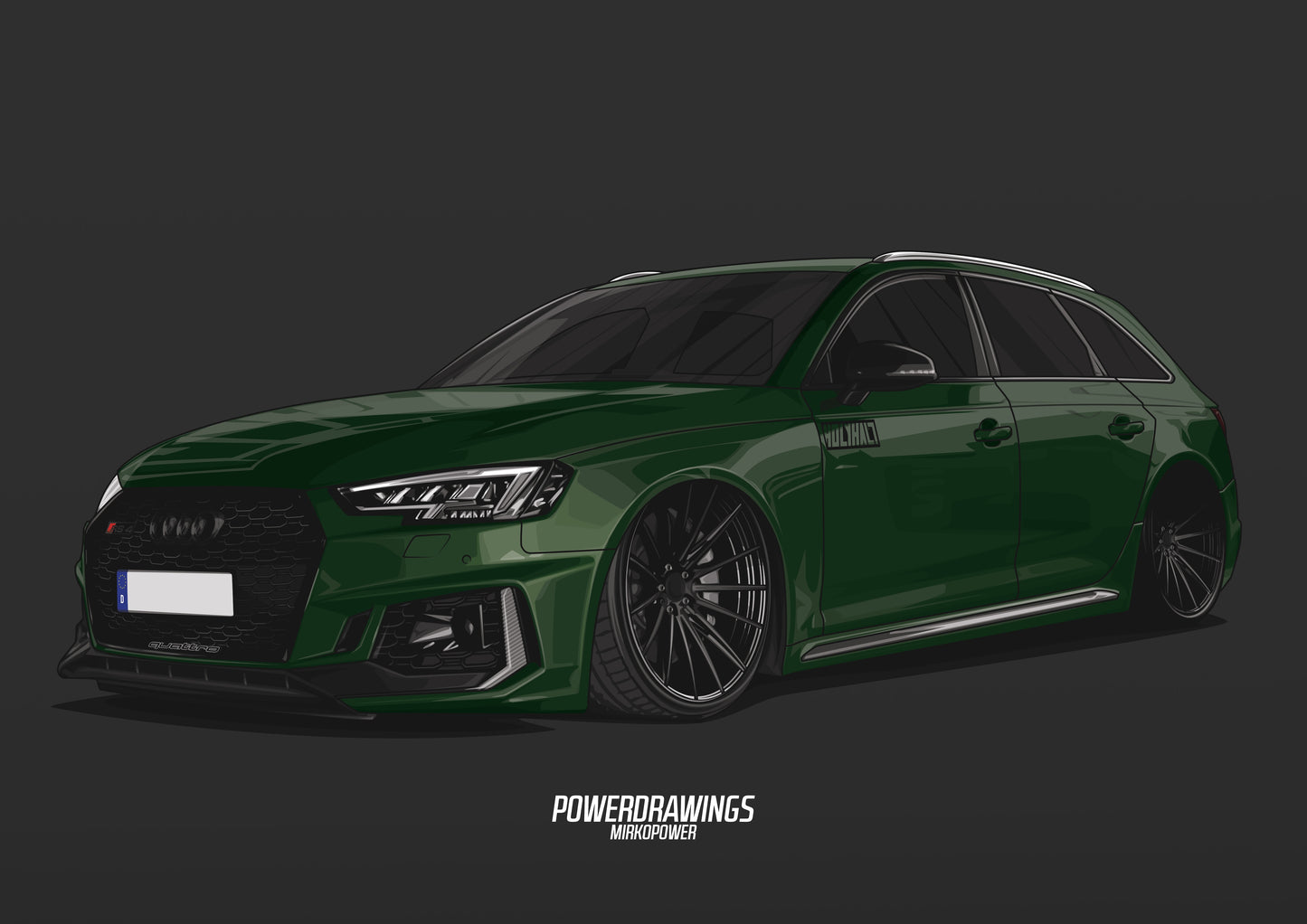 RS4 B9 Avant Green