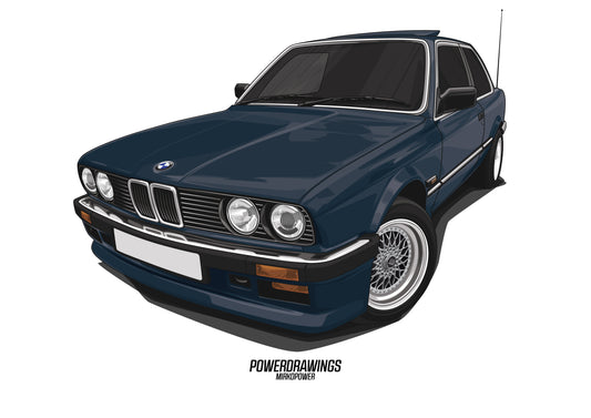 E30 Coupe BBS Blue