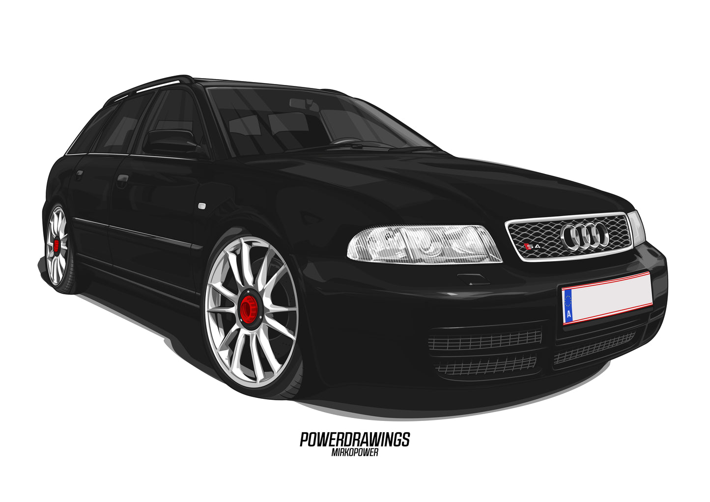 S4 B5 Avant Black