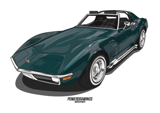 Corvette C3 StingRay Green