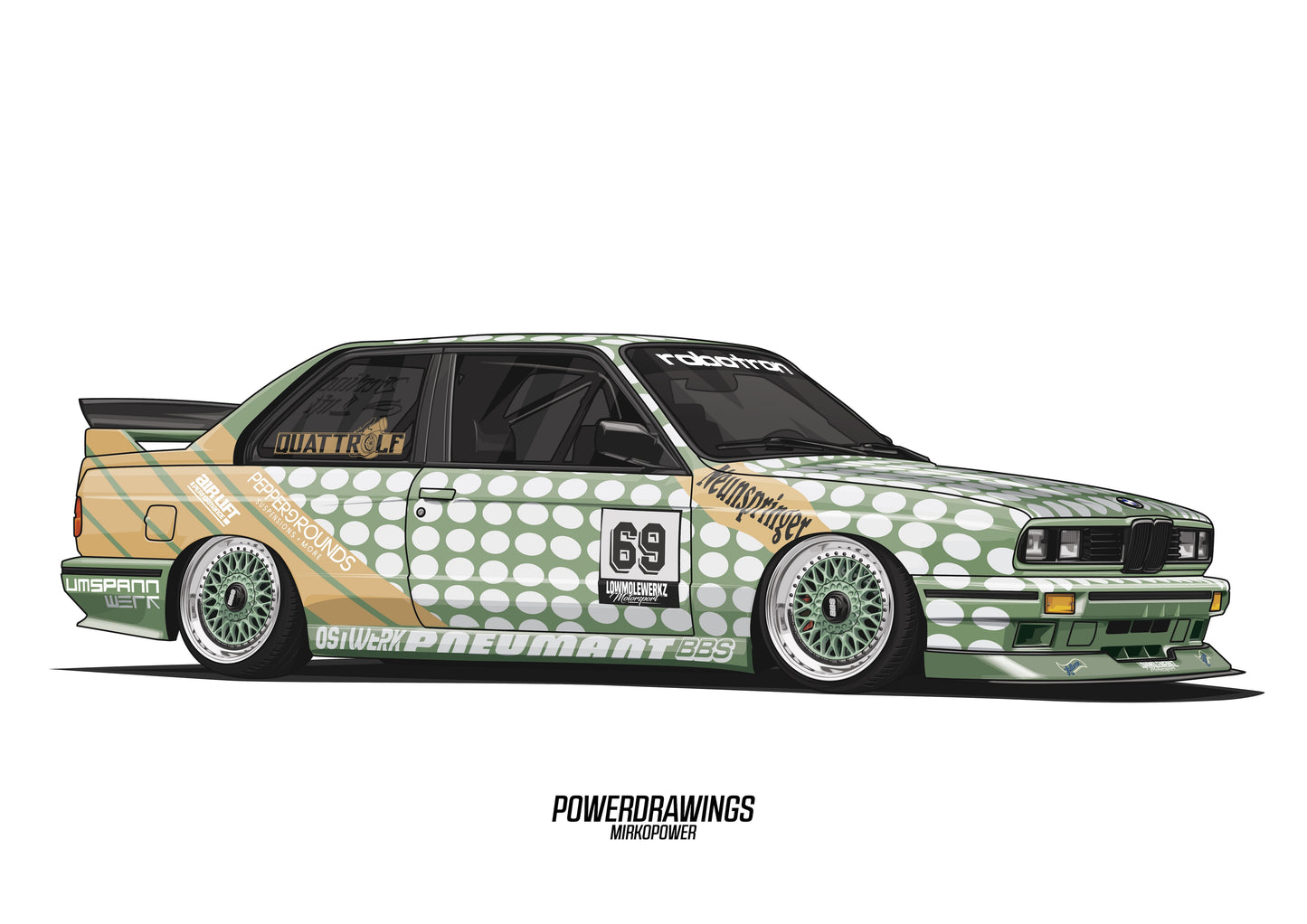 E30 M3 Bagged Taifun