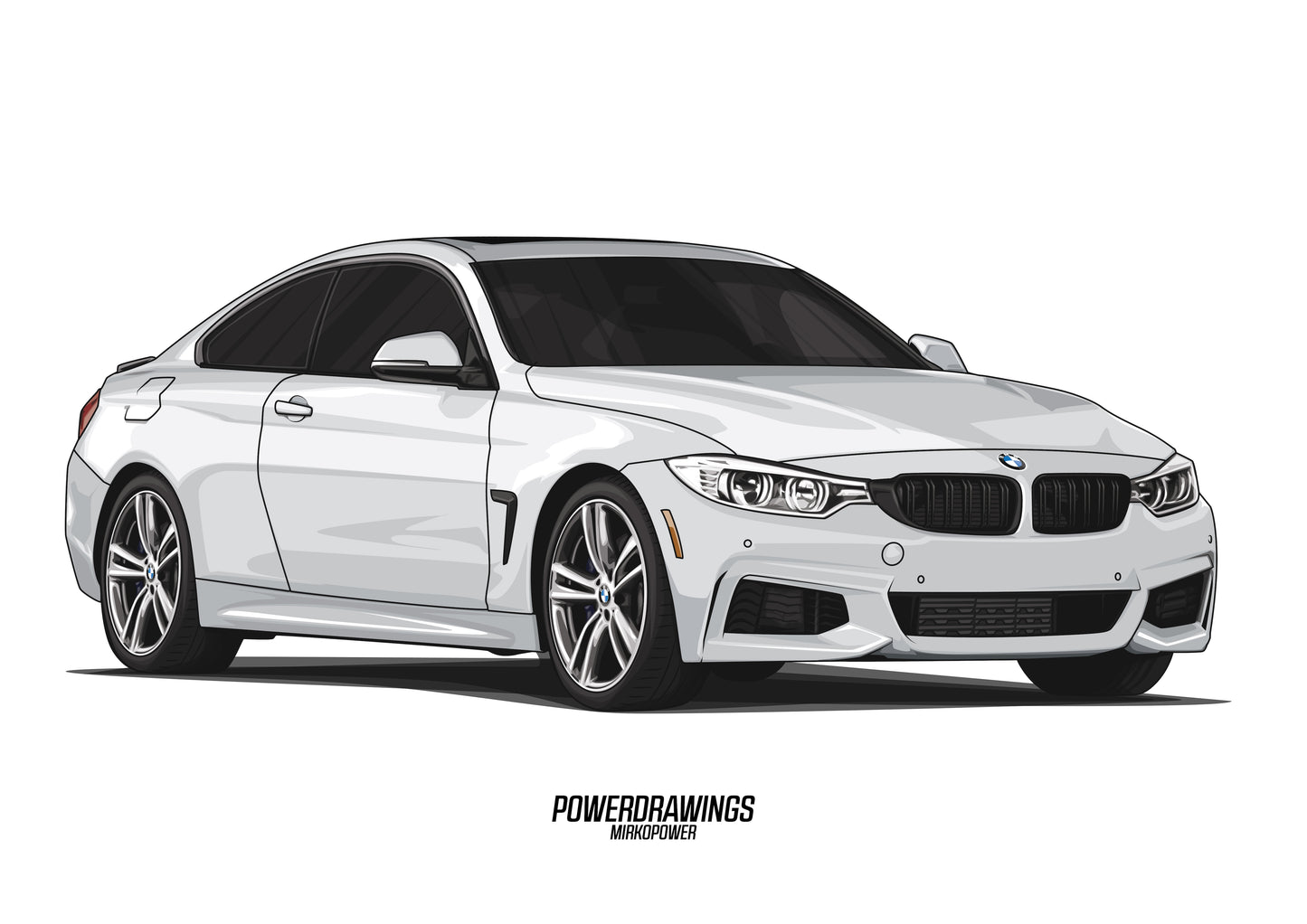 F32 Coupe White