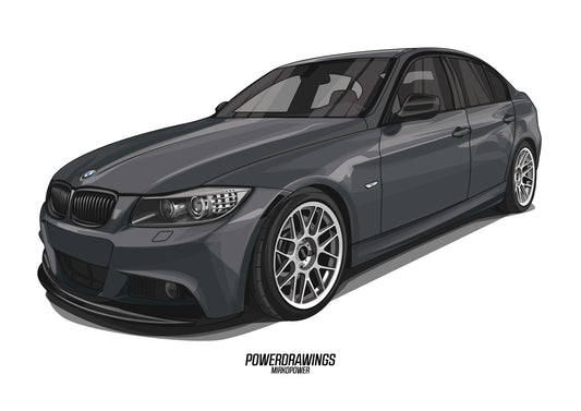 E90 Grey Static BBS