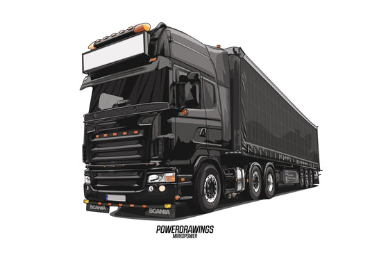 Scania Super V8 All Black