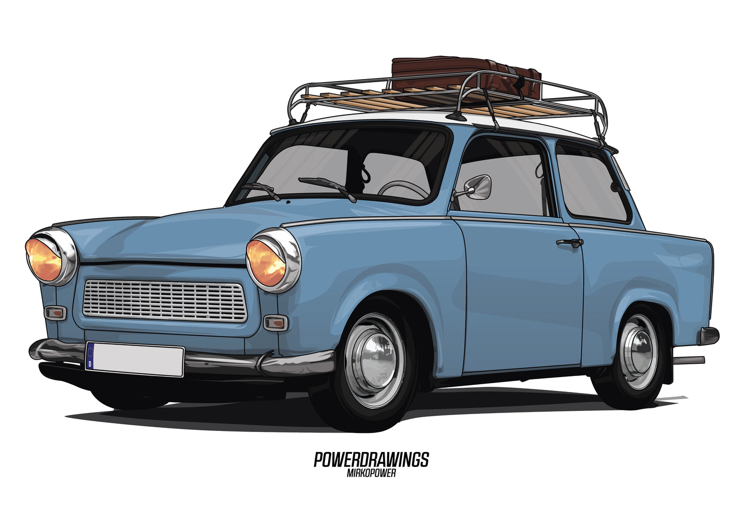 Trabant 601 Blue