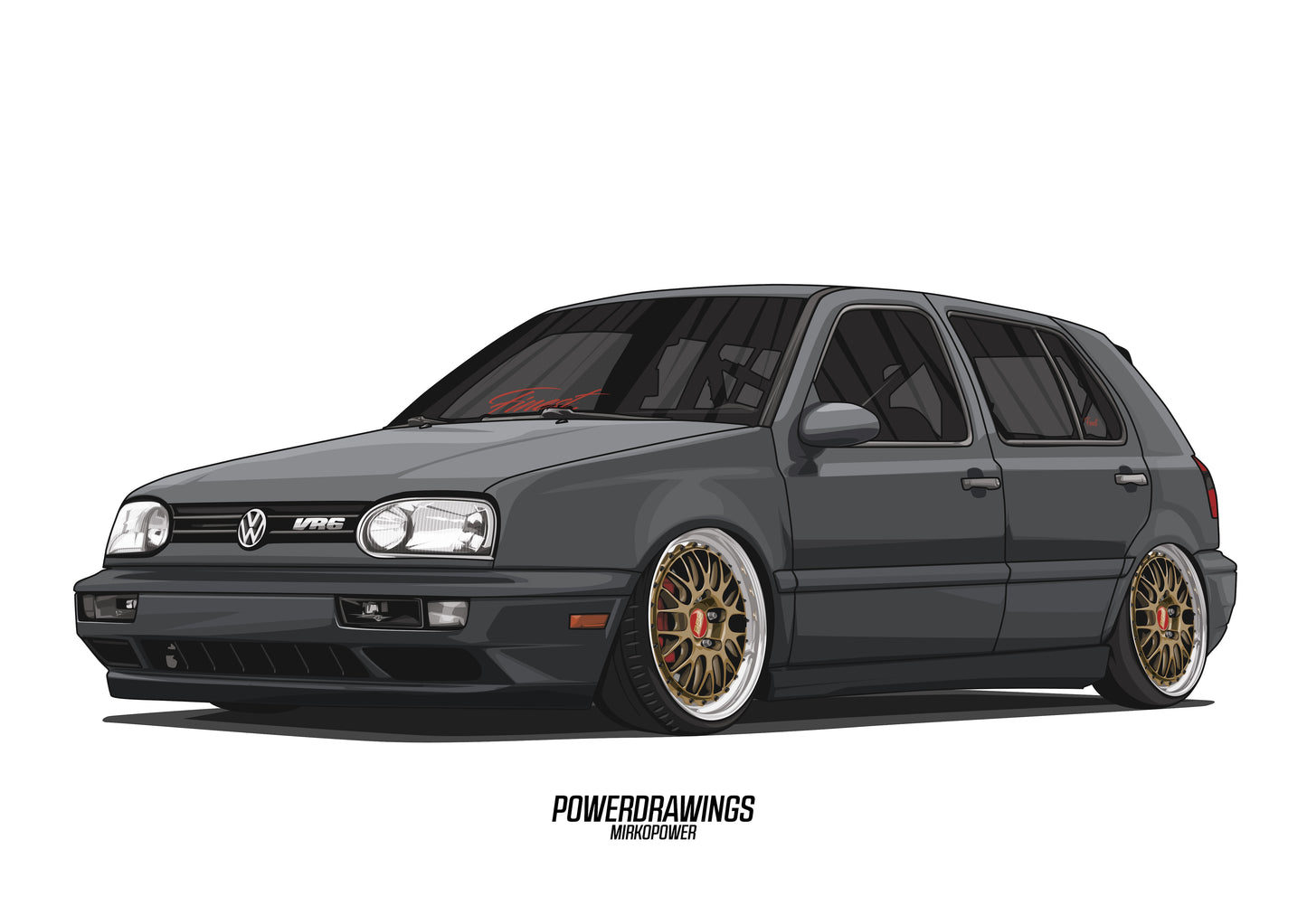 Static Golf MK3 VR6