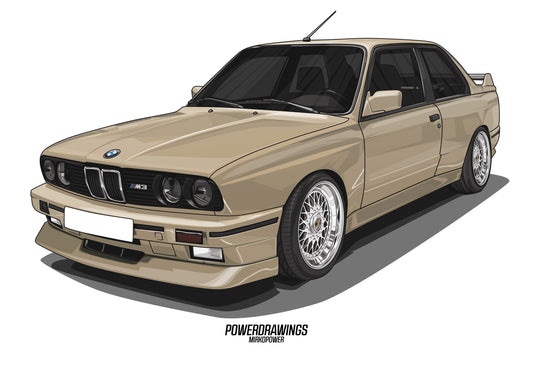 BMW E30 M3 on BBS