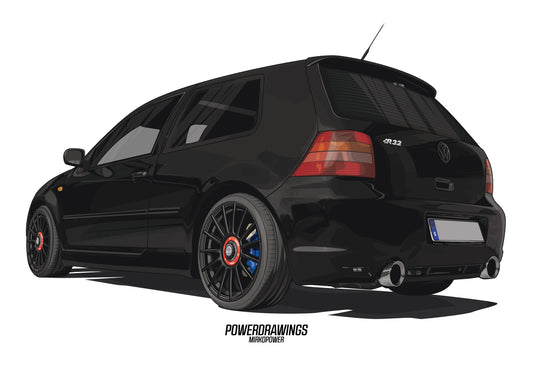 Golf MK4 R32 Black