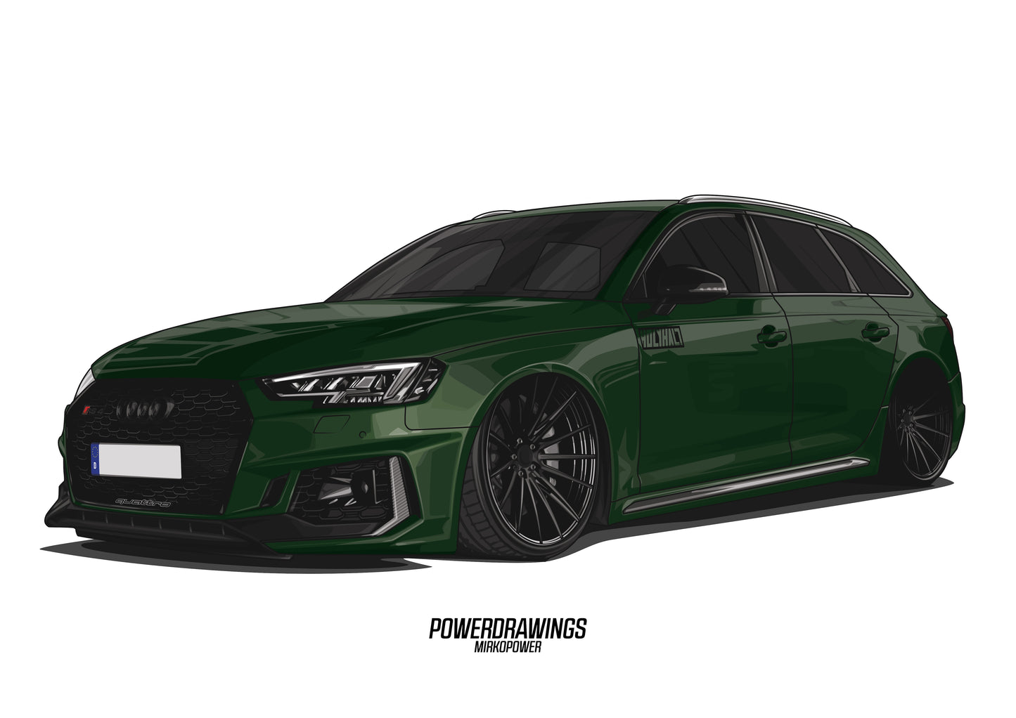 RS4 B9 Avant Green